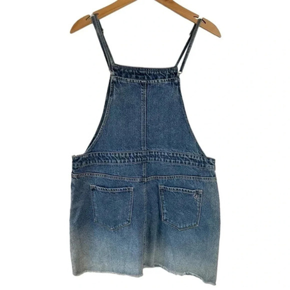 Jessica Simpson L trendy jean‎ overall mini skirt - Picture 4 of 6